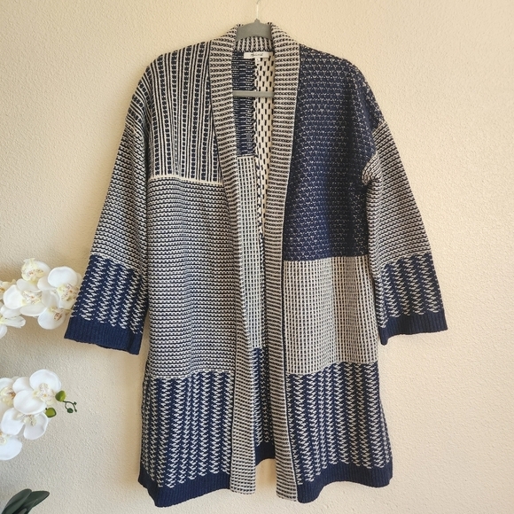 Madewell Collage Wool Cardigan Sweater - Picture 2 of 7